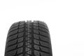 Car tire isolated on white background