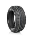 Car tire isolated on white background. Royalty Free Stock Photo