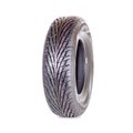 Car tire, new tyre Maxxis Marauder II on white background isolated close up