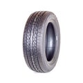 Car tire, new tyre Maxxis on white background isolated close up