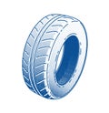 Car tire rubber wheel