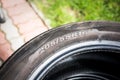 Car tire size for sale represents the dimensions and construction type of tyre show on background