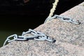 Car Tires Attached to Pier Wall - You Can Anchor Boats and Yacts Safely Here! Royalty Free Stock Photo