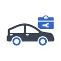Car Toolbox icon Royalty Free Stock Photo