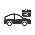 Car Toolbox icon Royalty Free Stock Photo