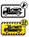 Car towing Royalty Free Stock Photo