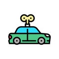 car toy kindergarten color icon vector illustration Royalty Free Stock Photo