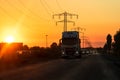 Car traffic, pollution, traffic jam in the morning and evening in the capital city of Bucharest, Romania, 2022 Royalty Free Stock Photo