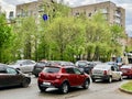 Car Traffic in Russia. Royalty Free Stock Photo