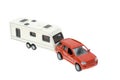 Car and trailer caravan Royalty Free Stock Photo