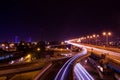 Car trails in Belgrade, Serbia