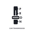 car transmission isolated icon. simple element illustration from car parts concept icons. car transmission editable logo sign