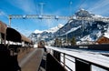 The car transport train between Kandersteg and Goppenstein