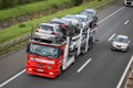 Car transport truck Royalty Free Stock Photo