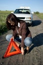 Car trouble Royalty Free Stock Photo