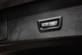 Car trunk electric lock button.