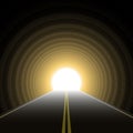 Car tunnel Royalty Free Stock Photo