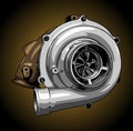 car turbo device Royalty Free Stock Photo