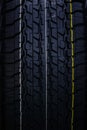 Car tyre vertical rubber tire texture pattern Royalty Free Stock Photo