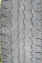 car tyre's texture, vertical Royalty Free Stock Photo