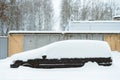 Car under snow