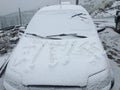 A car under snow