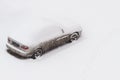 Car under the snow Royalty Free Stock Photo