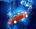 Car under water Royalty Free Stock Photo