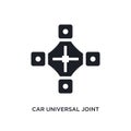 car universal joint isolated icon. simple element illustration from car parts concept icons. car universal joint editable logo