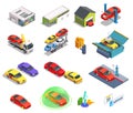 Car Usage Icon Set