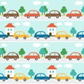 Car vector background