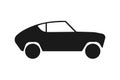 Car vector icon, isolated. Black Car vector icon. Automobile. Vector illustration