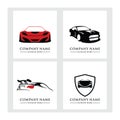 Car vector logo design template