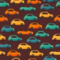 Car vector seamless pattern