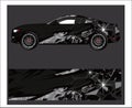 Car And Vehicle abstract racing graphic kit background for wrap and vinyl sticker Royalty Free Stock Photo