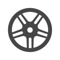 Car, vehicle or automobile tire icon