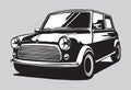 Car Vehicle Mini Cooper vector illustration