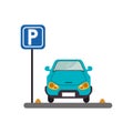 Car vehicle and parking zone design