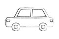 car vehicle transport pictogram isolated image