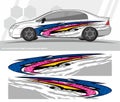 Car and vehicles wrap decal Graphics Kit designs. ready to print and cut for vinyl stickers.