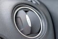 Car vent, air conditioner or climate control nozzle close up Royalty Free Stock Photo