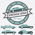 Car Vintage Logo for Your logo - retro logo best for your logo c