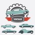 Car Vintage Logo for Your logo - retro logo best for your logo c