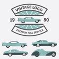 Car Vintage Logo for Your logo - retro logo best for your logo c