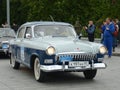 Car `Volga` GAZ-21 at the rally of old cars in Moscow. Royalty Free Stock Photo