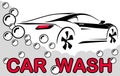 Car wash. Abstract Lines Logo. Vector illustration