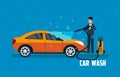 Car wash banner