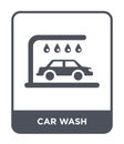 car wash icon in trendy design style. car wash icon isolated on white background. car wash vector icon simple and modern flat Royalty Free Stock Photo