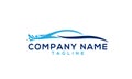 car wash logo design Royalty Free Stock Photo
