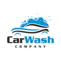 Car wash logo design Royalty Free Stock Photo